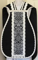 Black French Latin Vestment